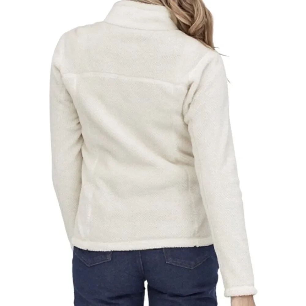Patagonia RE-TOOL White Cream Quarter Snap Fleece Polartec Performance Pullover - Picture 3 of 16